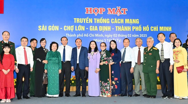 Họp mặt truyền thống cách mạng Sài Gòn - Chợ Lớn - Gia Định - TPHCM- Ảnh 3.