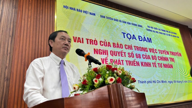 Báo chí đóng vai trò quan trọng trong tuyên truyền Nghị quyết 68 về phát triển kinh tế tư nhân- Ảnh 2. Báo chí đóng vai trò quan trọng trong tuyên truyền Nghị quyết 68 về phát triển kinh tế tư nhân- Ảnh 2.