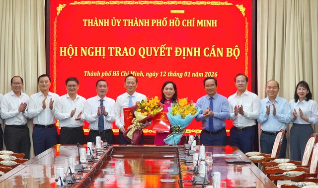 Ban Thường vụ Thành ủy công bố quyết định về công tác cán bộ với 2 Thành ủy viên- Ảnh 1.