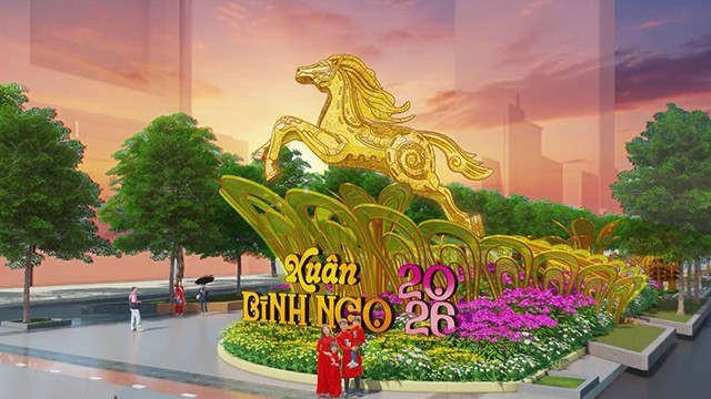 Đường hoa Nguyễn Huệ Tết Bính Ngọ 2026: Khẳng định tâm thế và khát vọng của dân tộc trong kỷ nguyên vươn mình.- Ảnh 1.