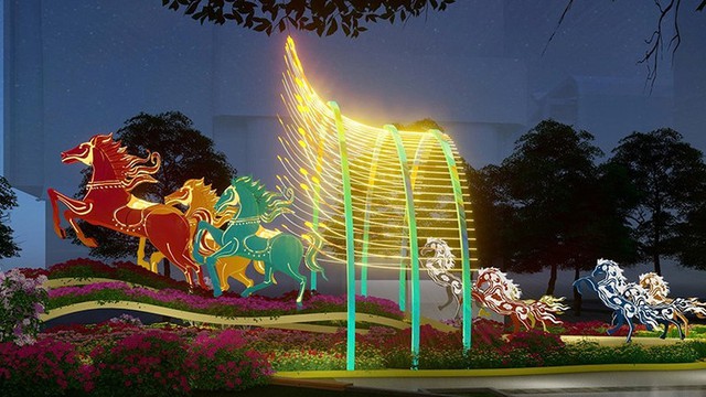 Đường hoa Nguyễn Huệ Tết Bính Ngọ 2026: Khẳng định tâm thế và khát vọng của dân tộc trong kỷ nguyên vươn mình.- Ảnh 2.