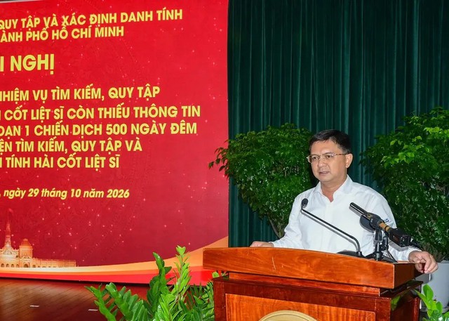 Thành phố tiếp tục đẩy mạnh tìm kiếm, xác minh thông tin mộ liệt sĩ - Ảnh 1.