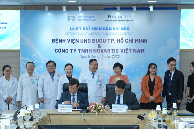 Bệnh viện Ung Bướu TPHCM tăng cường hợp tác nâng cao hiệu quả điều trị ung thư - Ảnh 1.