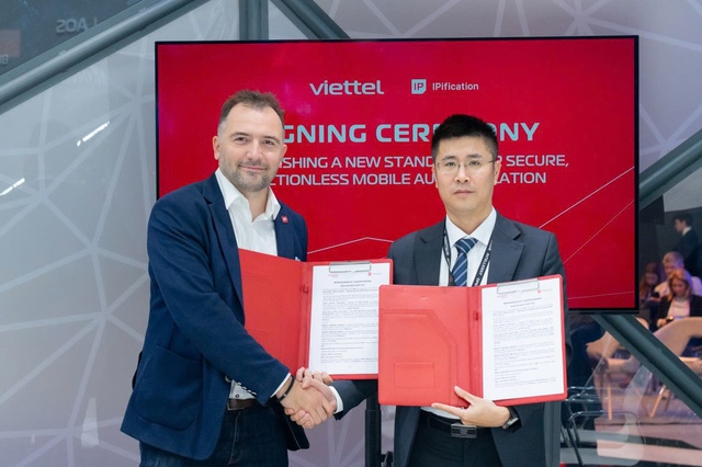 Viettel Telecom ký MOU với IPification, thúc đẩy xác thực di động an toàn thế hệ mới- Ảnh 1.