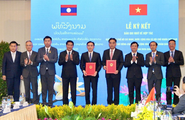 TPHCM và Thủ đô Viêng Chăn mở rộng hợp tác toàn diện giai đoạn mới- Ảnh 1.