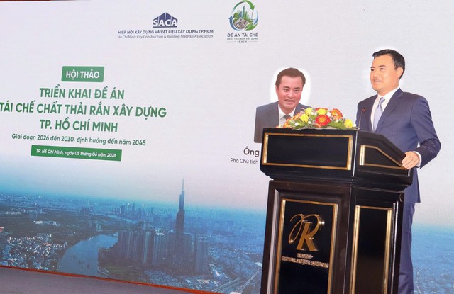 TPHCM hướng tới đô thị kiểu mẫu về quản lý, tái chế và tái sử dụng chất thải xây dựng- Ảnh 1.