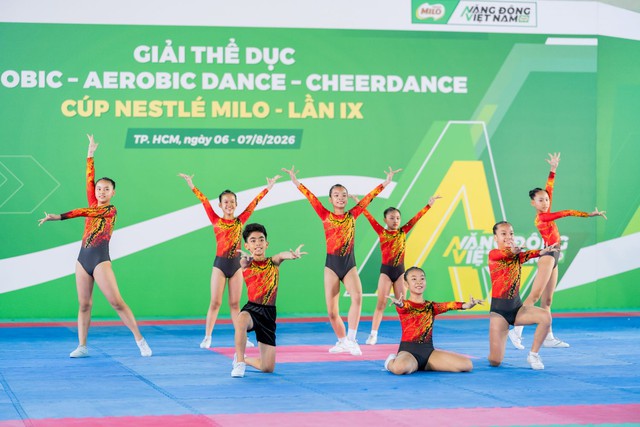 Giải Aerobic MILO 2026: Nơi học sinh rèn kỹ năng sống- Ảnh 1.