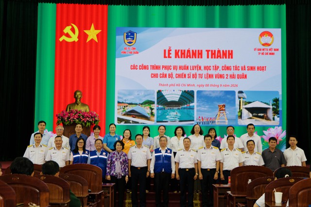 Khánh thành các công trình thiết thực chăm lo cán bộ, chiến sĩ Vùng 2 Hải quân- Ảnh 1. Khánh thành các công trình thiết thực chăm lo cán bộ, chiến sĩ Vùng 2 Hải quân- Ảnh 1.