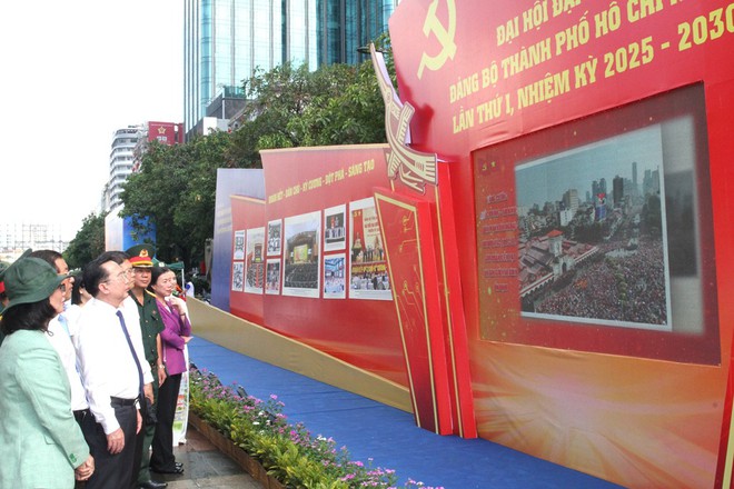 Triển lãm ảnh chào mừng Đại hội Đại biểu Đảng bộ TPHCM lần thứ I, nhiệm kỳ 2025-2030- Ảnh 3.