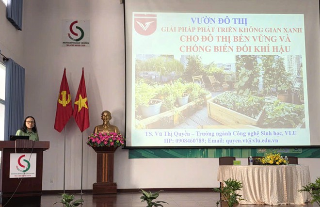 Nông nghiệp đô thị - Giải pháp phát triển không gian xanh tại TPHCM- Ảnh 1.