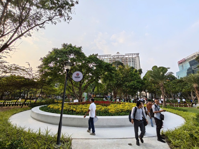 Bàn giao công trình cảnh quan tại khu đất dự án Nhà thi đấu Phan Đình Phùng đưa vào phục vụ người dân- Ảnh 3.