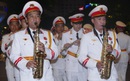 Đoàn nghi lễ Công an biểu diễn trên phố đi bộ Nguyễn Huệ