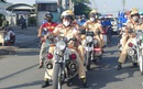 Cảnh sát giao thông đồng loạt ra quân bảo đảm TTATGT dịp lễ 2/9