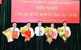 Công bố các quyết định về công tác cán bộ với 4 Ủy viên Ban Thường vụ Thành ủy