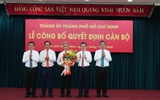 Thành ủy TPHCM công bố và trao nhiều quyết định cán bộ chủ chốt