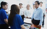 Bí thư Thành ủy Trần Lưu Quang làm việc với phường Bình Dương