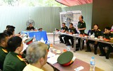 Lãnh đạo Bộ Quốc phòng kiểm tra công tác tìm kiếm, quy tập hài cốt liệt sĩ tại công viên Lê Thị Riêng