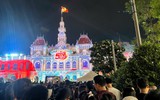 Trình diễn 3D mapping tái hiện hành trình 50 năm Thành phố mang tên Bác