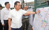 Lãnh đạo TPHCM kiểm tra tiến độ các dự án giao thông trọng điểm