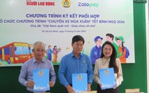 “Chuyến xe mùa xuân 2026” hỗ trợ hơn 800 vé xe đưa người lao động về quê đón Tết