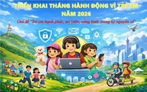 TPHCM triển khai Tháng hành động vì trẻ em năm 2026