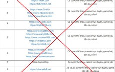 Công bố danh sách 98 website có dấu hiệu vi phạm pháp luật