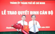 &#212;ng Ho&#224;ng Minh Tuấn Anh l&#224;m B&#237; thư Quận ủy Quận 7