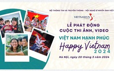 Ph&#225;t động cuộc thi ảnh, video “Việt Nam hạnh ph&#250;c - Happy Vietnam 2024”
