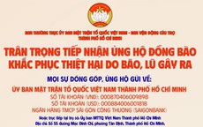 Dừng tiếp nhận h&#224;ng h&#243;a, người d&#226;n sẻ chia c&#249;ng đồng b&#224;o v&#249;ng lũ qua t&#224;i khoản