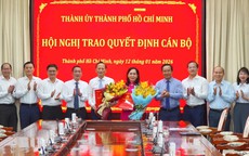Ban Thường vụ Thành ủy công bố quyết định về công tác cán bộ với 2 Thành ủy viên