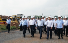 Chùm ảnh: Thủ tướng kiểm tra tiến độ triển khai Dự án sân bay Long Thành