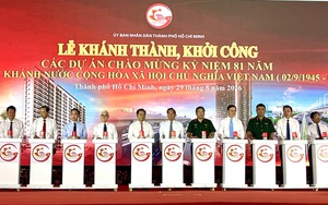 TPHCM khởi công, khánh thành nhiều công trình chào mừng Quốc khánh