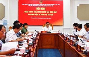 Bảo đảm an ninh, an to&#224;n phục vụ bầu cử
