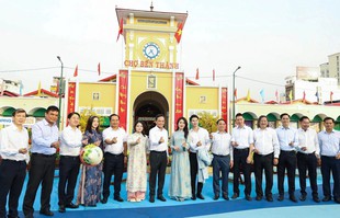 Lãnh đạo TPHCM khảo sát các công trình chỉnh trang đô thị