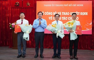 Công bố quyết định của Thành ủy về công tác cán bộ tại Đảng ủy các cơ quan Đảng Thành phố