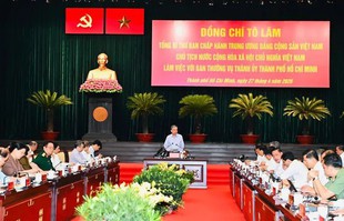 TPHCM khẩn trương triển khai các nhiệm vụ theo kết luận của Tổng Bí thư, Chủ tịch nước Tô Lâm