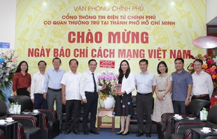 Lãnh đạo TPHCM mong muốn Báo Điện tử Chính phủ tiếp tục đồng hành, lan tỏa khát vọng phát triển của Thành phố