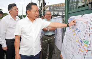 Lãnh đạo TPHCM kiểm tra tiến độ các dự án giao thông trọng điểm