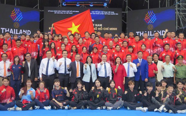 Đo&#224;n Thể thao TPHCM v&#224; khu vực ph&#237;a nam xuất qu&#226;n tham dự SEA Games 33