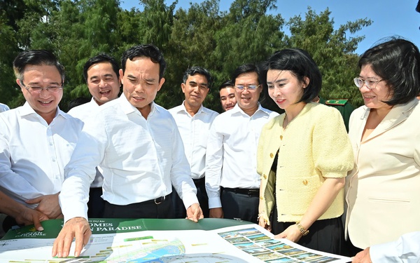 Đẩy nhanh tiến độ thi công dự án Khu đô thị du lịch lấn biển Cần Giờ