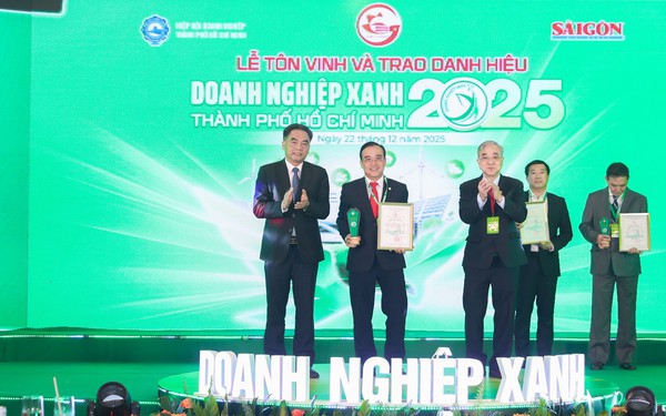 Saigon Co.op cùng 21 đơn vị thành viên đã được vinh danh Doanh nghiệp Xanh TPHCM năm 2025