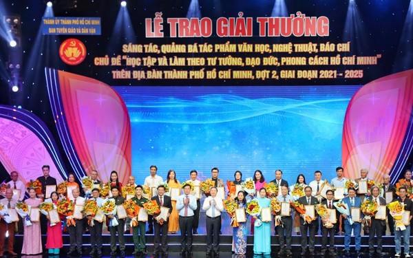 TPHCM vinh danh 127 tác giả, nhóm tác giả lĩnh vực văn học, nghệ thuật, báo chí