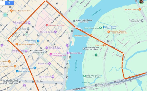 Điều chỉnh giao thông qua đường hầm sông Sài Gòn từ 23h ngày 19/12