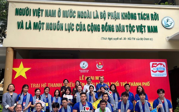 Khai mạc Trại hè Thanh thiếu niên kiều bào và tuổi trẻ Thành phố năm 2025