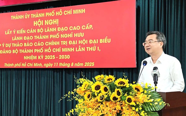Lấy ý kiến lãnh đạo nghỉ hưu góp ý Dự thảo Báo cáo chính trị Đại hội Đảng bộ Thành phố