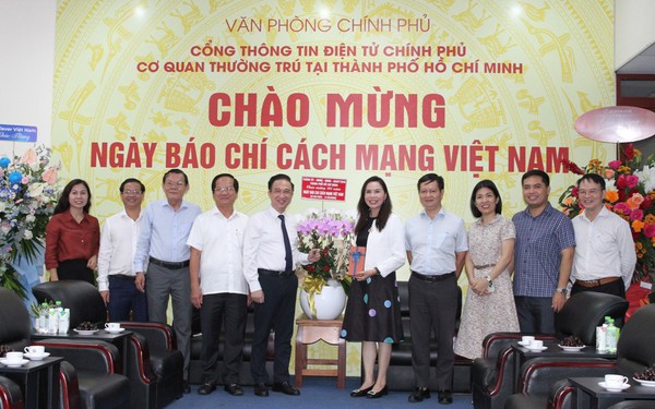 Lãnh đạo TPHCM mong muốn Báo Điện tử Chính phủ tiếp tục đồng hành, lan tỏa khát vọng phát triển của Thành phố